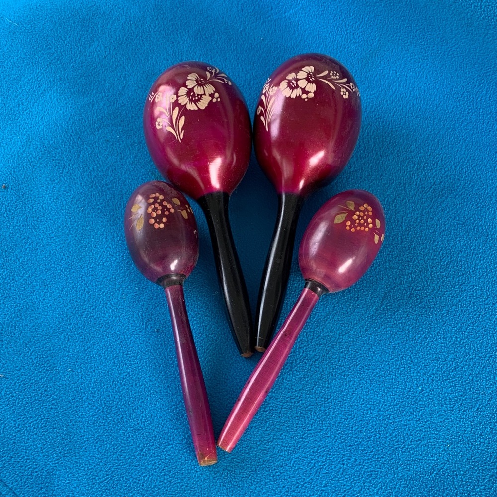 Set of Maracas - 4 - Vintage